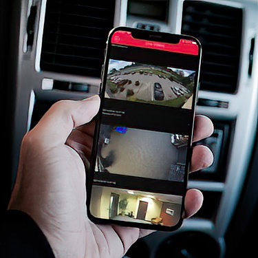 smartphone security monitoring with sonitrol app